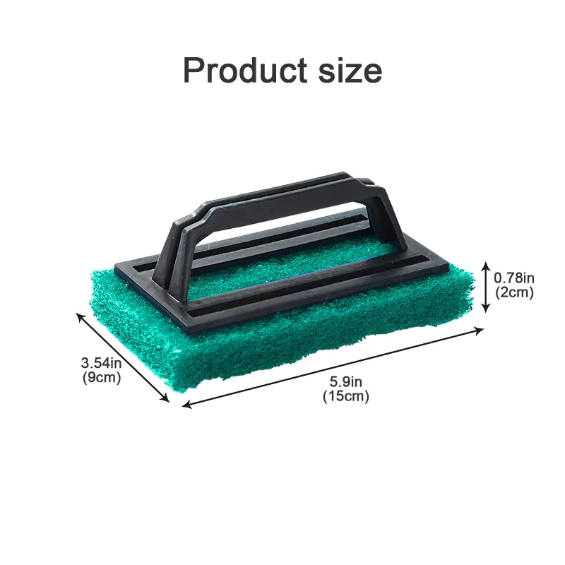 Cleaning Sponge Brush Is Suitable for Jacuzzi Swimming Pool Line Cleaner Accessories with Handle Wipe Thickening Bathroom