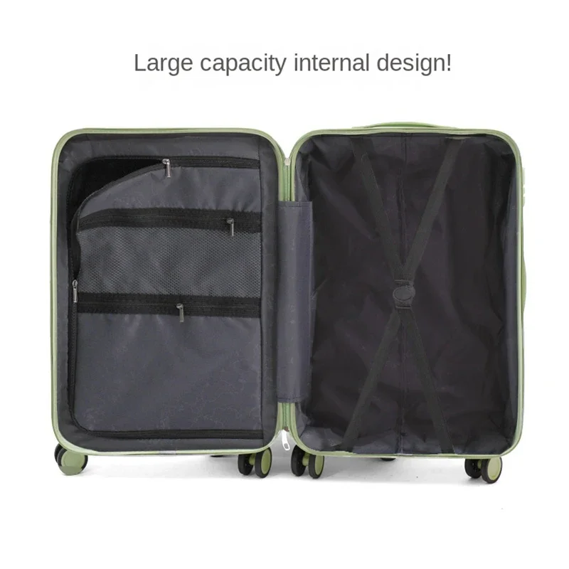 Fashion Suitcase Cabin Carry on Travel Bag Luggage for Men and Women Password Trolley Case Student Large Capacity Suitcase Sets