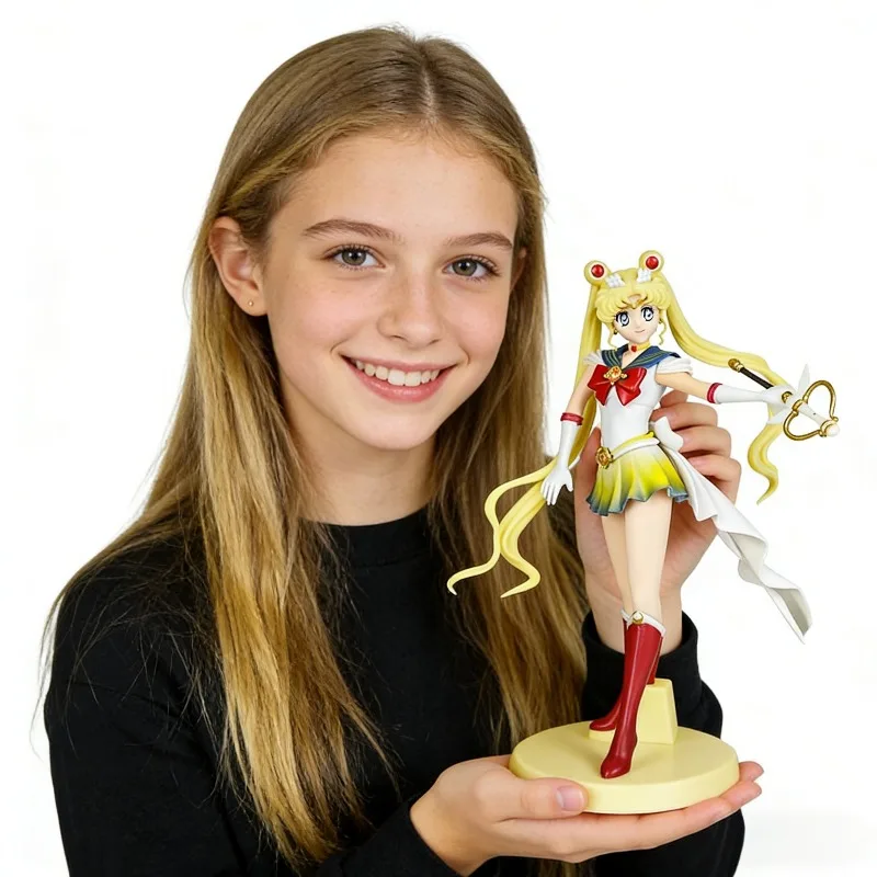 Heiße Anime Sailor Moon Serie Puppenmodell Cartoon-Charakter Kreative Exquisite Figur Desktop-Spielzeug Mädchen Geburtstagsgeschenke