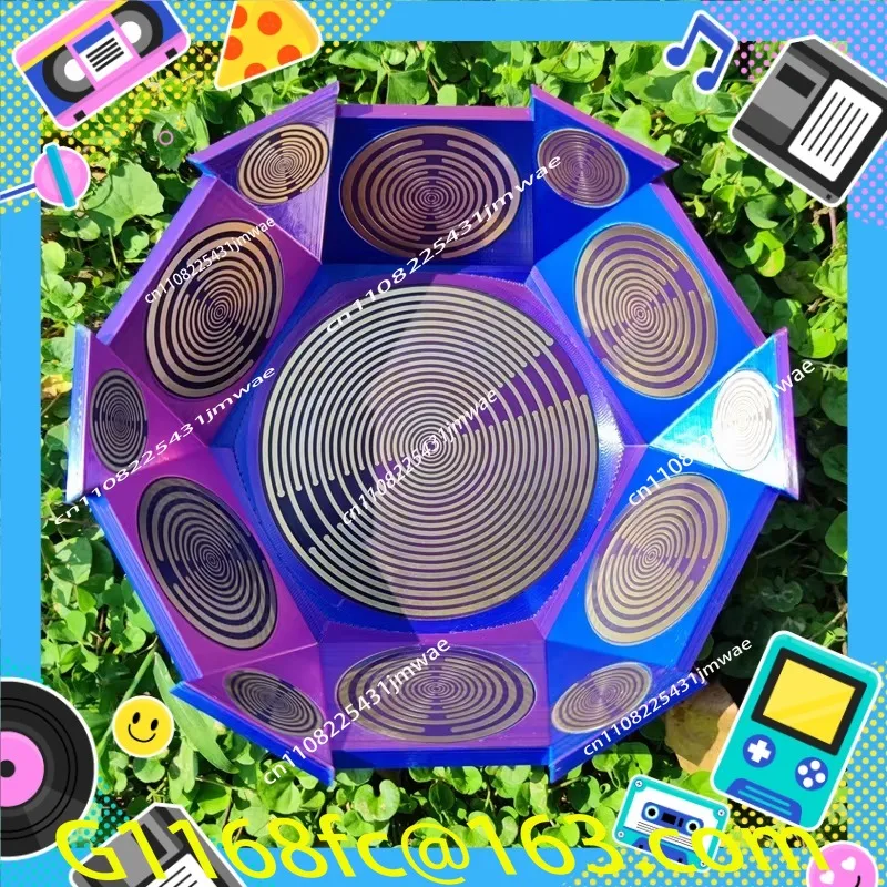 Polarizing Disc Multi-frequency Oscillator Eliminates Enhanced Purified Water Bowl