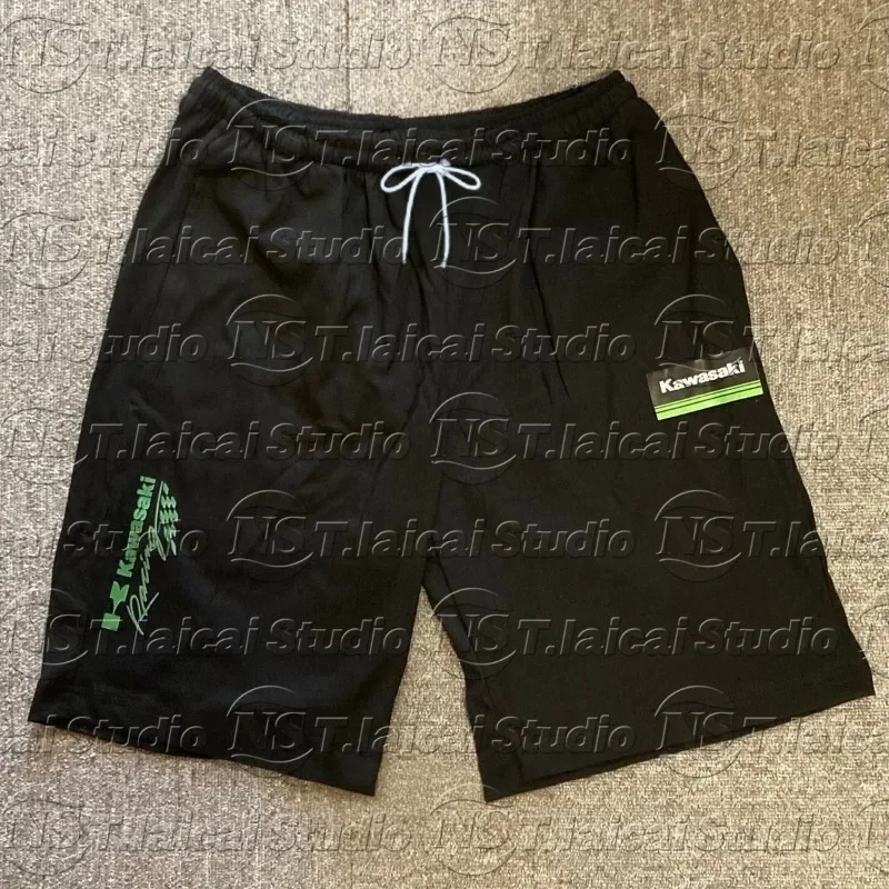 

Kawasaki Men's Sport Shorts 2025 Summer Quick-Drying Breathable Beachwear for Adult Tennis Motorcycle Running Top Tees