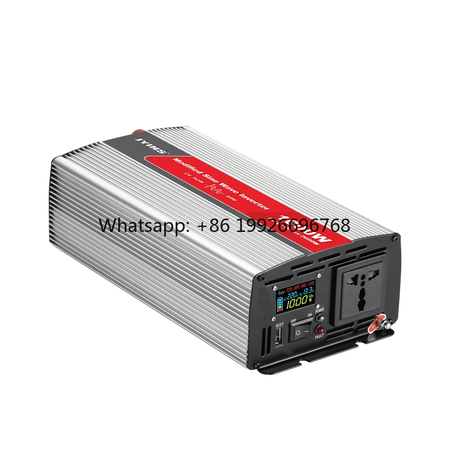 

1000W Modified Sine Wave Solar Power Inverter 12v/24v/48v DC to 110v/220v AC with LCD Screens