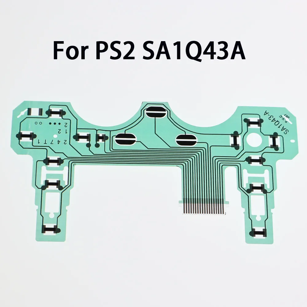 أزرار لوحة دوائر الشريط لوحدة تحكم PS2 كابل مرن للوحة المفاتيح ذات الفيلم الموصل