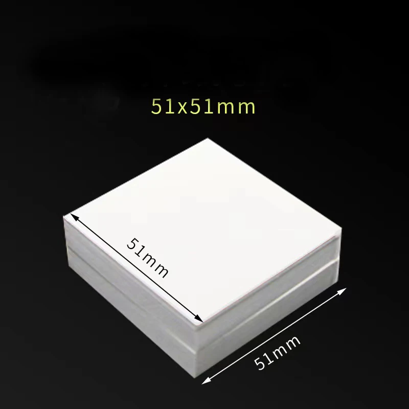 Dental Disposable Mixing Paper 50 Sheets Thickening White Cementing Paper Lab Denture Laboratory Cement Powder Mixing Paper