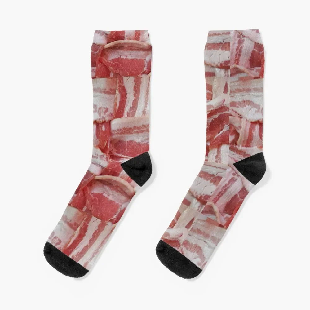 Bacon Knitting Socks halloween retro designer brand Socks Man Women's