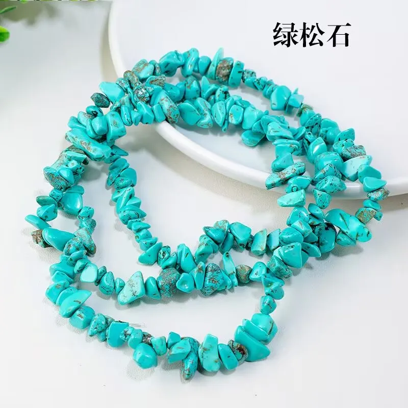 5-12mm Natural Garnet Amethyst Aquamarine Beads Irregular Freeform Chip Gravel Shape Stone Bead DIY Jewelry Making Bracelet view 6