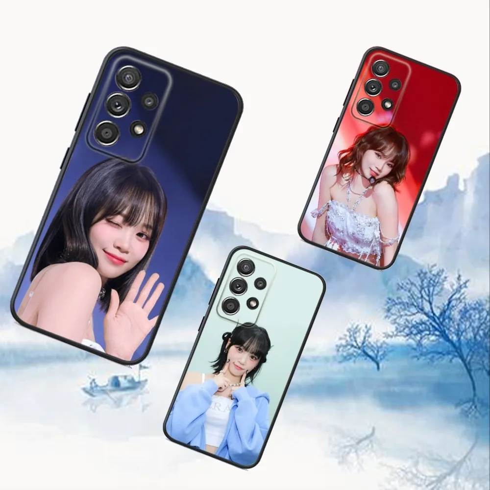 

C-Chaewon L-LesserafimS-S Phone Case For Samsung S25,S24,S21,S22,S23,S30,Ultra,S20,Plus,Fe,Lite,Note,10,9,5G Black Cover