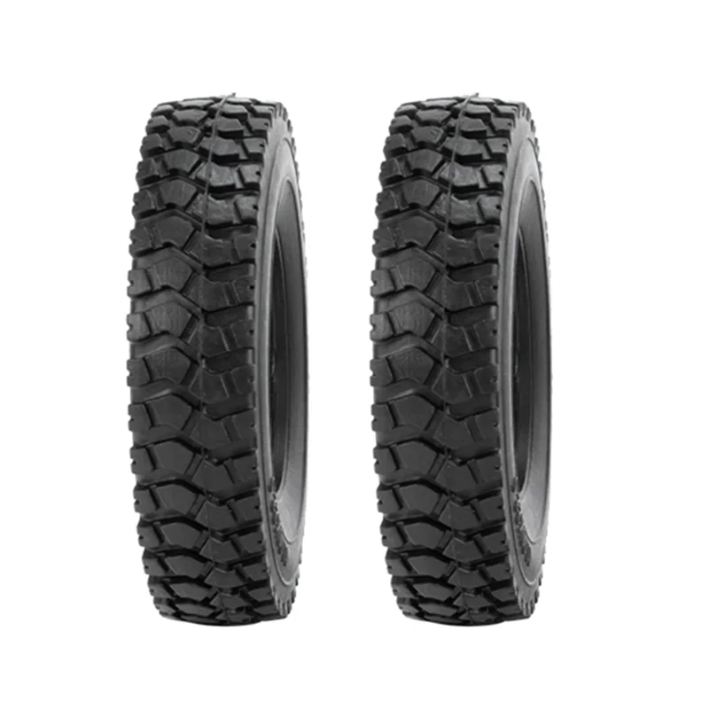 2Pcs 19mm Hard Rubber Tires for 1/14 Tamiya RC Semi Tractor Truck Tipper MAN King Hauler ACTROS SCANIA Upgrades