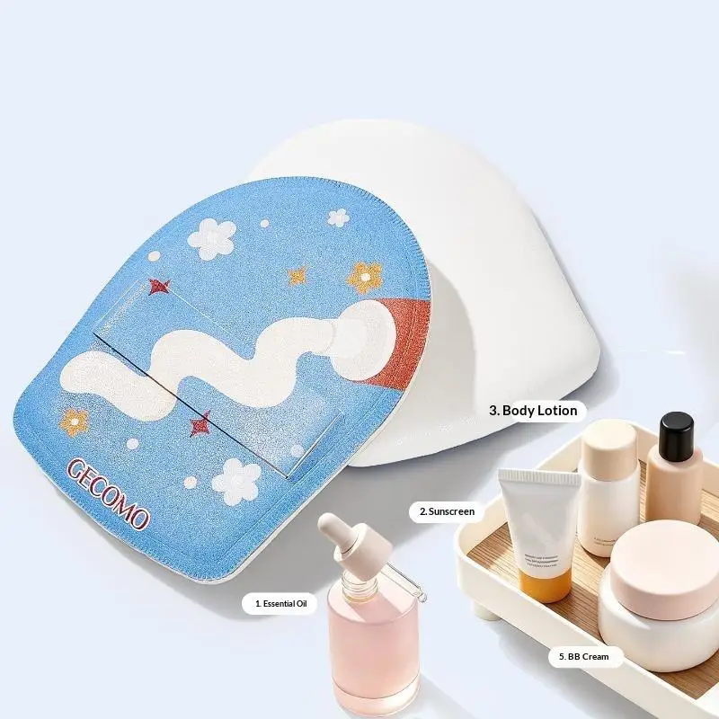 Extra Large Soft Leather Surface Sunscreen Applicator Puff Lotion Ointment Body Shower Brush Skin Cleaner