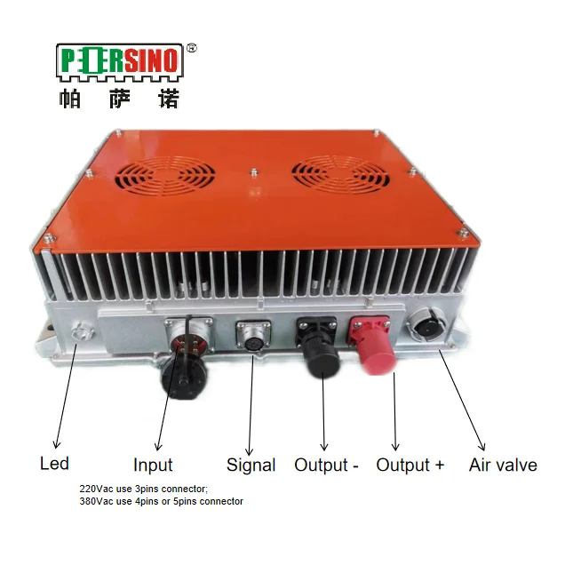 6600W Onboard EV Battery Charger 48V with 72V Output 6.6kW High-Level Safety Air Cooling System High-Level 72V Output