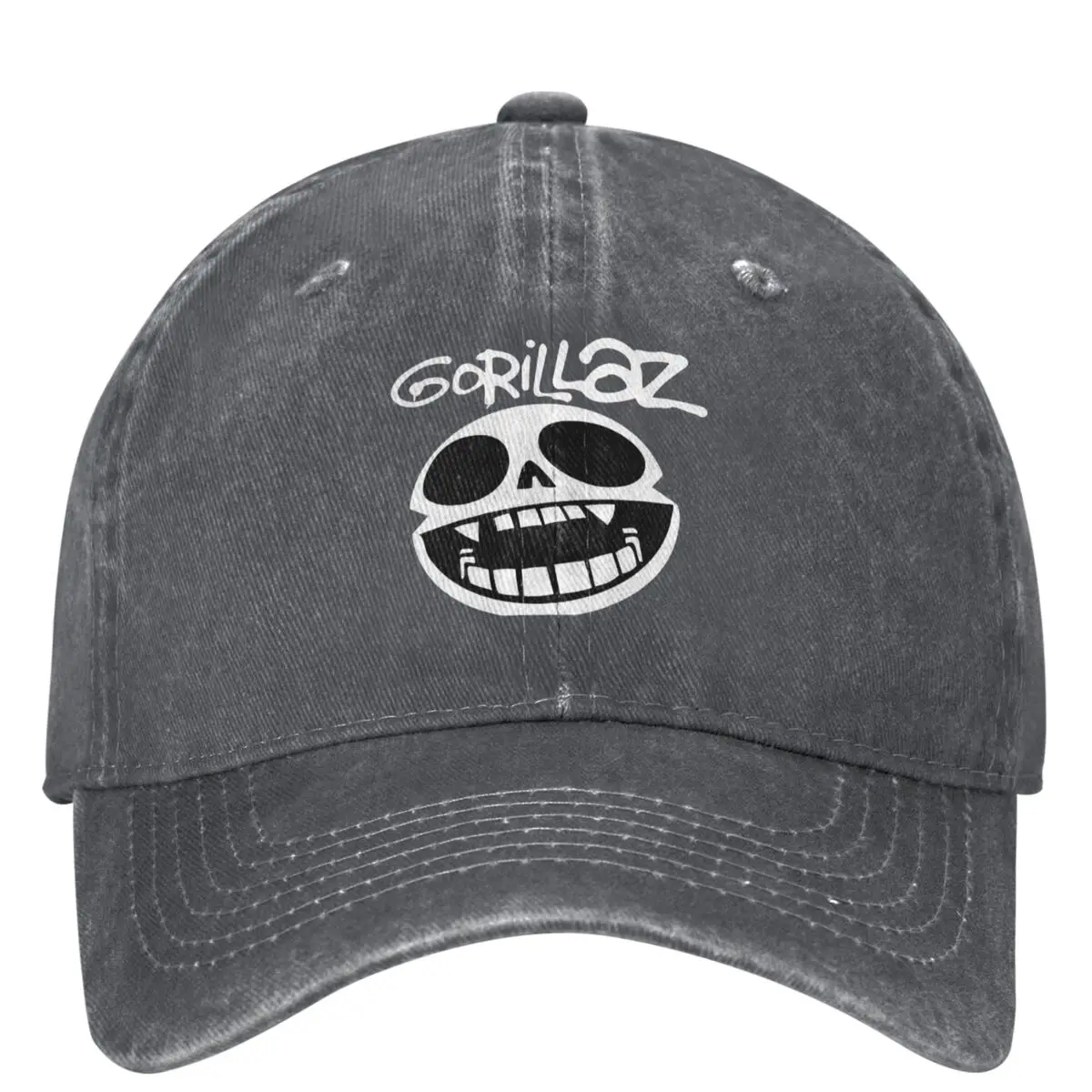 Novelty Music Band Gorillaz Skull Baseball Cap Punk Rock Street Style Men Women Trucker Dad Hat Run Hippie Baseball Caps Gift