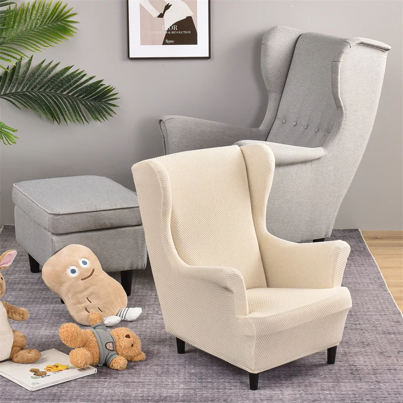 Juste de chaise à oreilles Polar Smile pour enfants, housses de fauteuil à oreilles pour enfants, housses de canapé simples de petite taille, protecteur de meubles