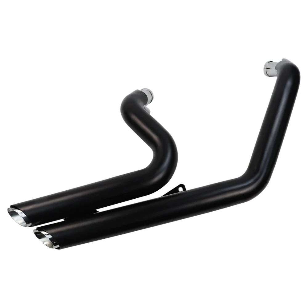 Komplettes Abgasanlage, kurzer, versetzter Slash-Down-Schalldämpfer, passend für Harley Sportster 883, Iron 1200, Nightster, Roadster 48, 72, 2004–2022