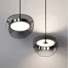 Anillo de luces led para decoración del hogar, lámparas colgantes modernas para sala de estar, comedor, iluminación interior 6