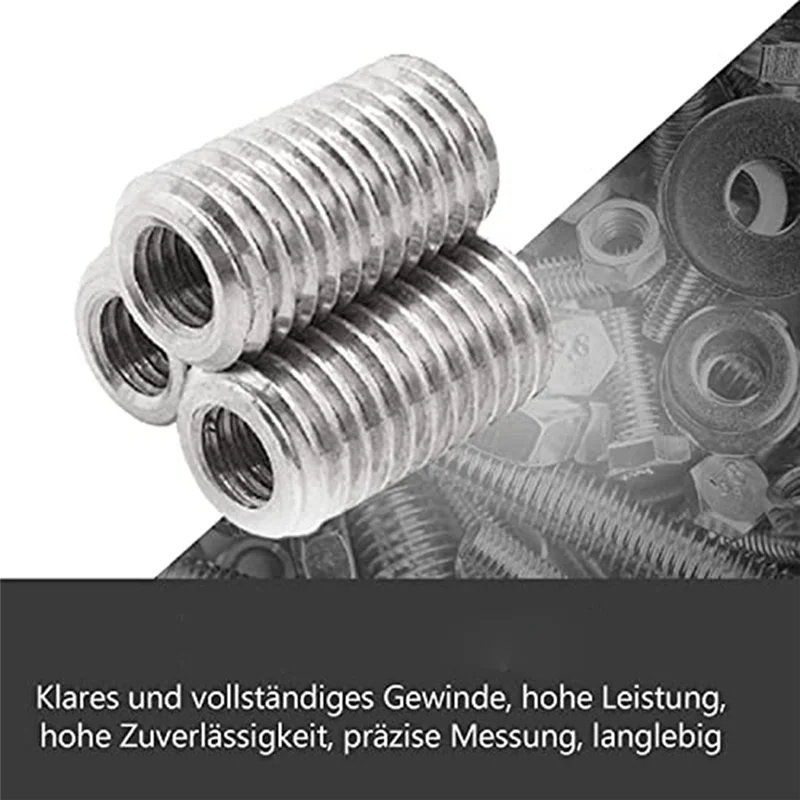 New 20 Pcs Thread Reducing Nuts, M8 Male to M6 Female Thread Screw Sleeve Bolt Conversion Nuts, Threaded Reducers Adapters