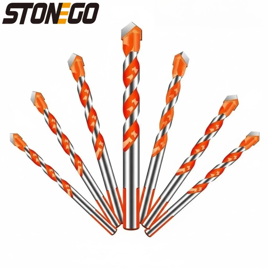 

5 шт. универсальное королевское сверло для бетонной плитки, цементной стены, дерева, электрический сверлильный станок, вращающаяся головка