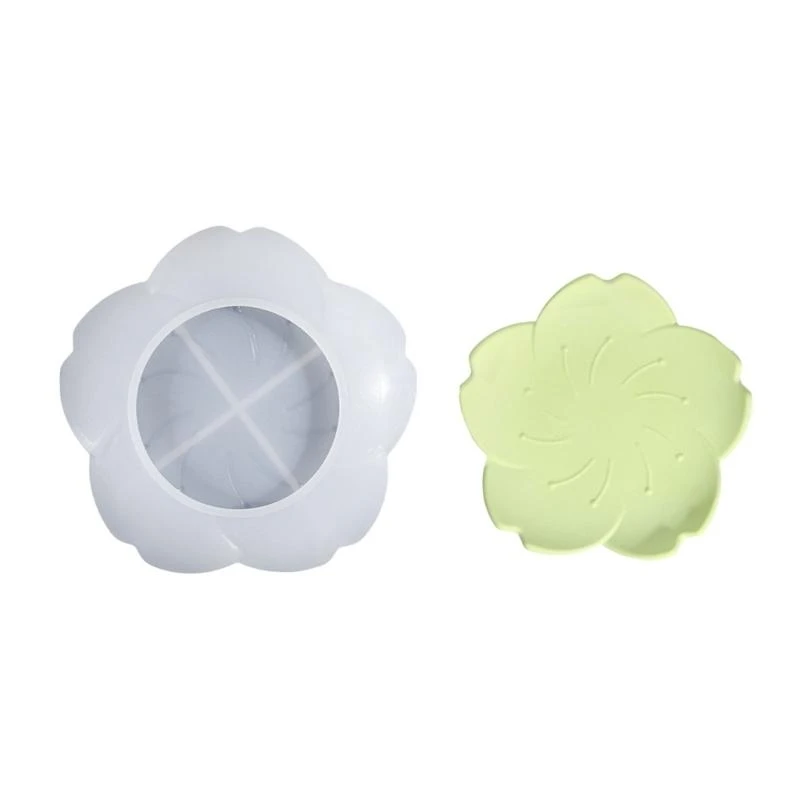 

G7NC Customizable Silicone Flower Tray Mold Epoxy Mould for Home Decoration and Gifts