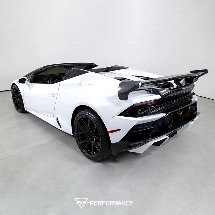 Custom Auto Part Koolstofvezel Spoiler voor Lamborghini LP610 EVO Nieuwe Upgrade V Dubbele Stijl Achtervleugel Spoiler