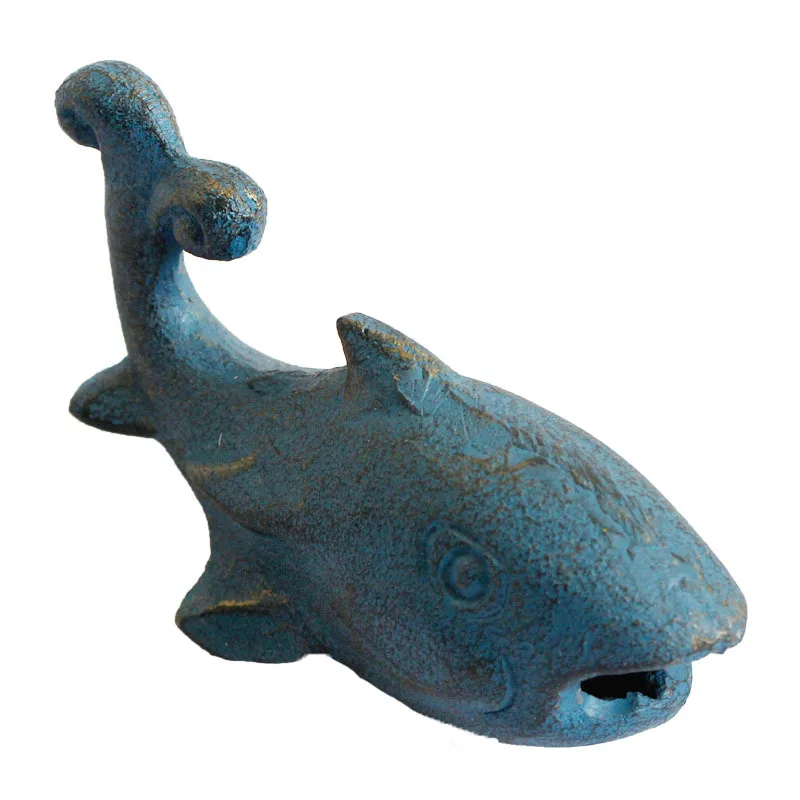 

Whale Fish Shape Cast Iron Beer Bottle Opener Office Decor Blue Kitchen Bar Tool Handmade Craft Open Holder