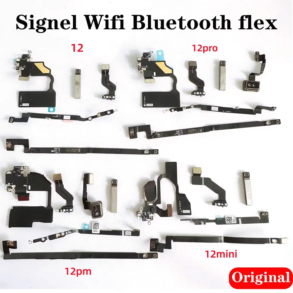 Original Bluetooth WiFi flex Cable For iPhone 12 12mini 12 pro Max Main Board Antenna Signal Nano 5G module Flex Repair Parts велобандана buff original nubra multi 120708 555 10 00