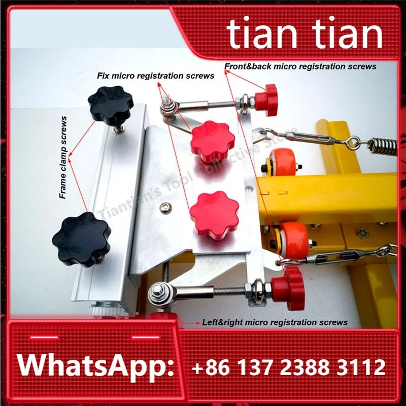 4 color 1 station t-shirt screen printing machine with micro registration manual