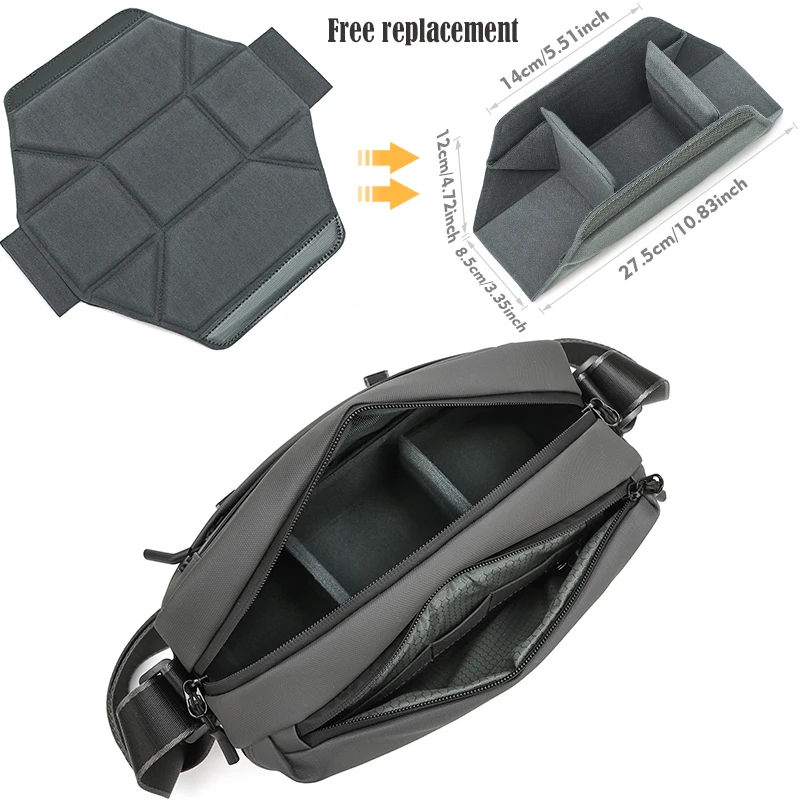 حقيبة كتف خفيفة الوزن للكاميرا للتصوير الفوتوغرافي لكاميرات Canon/Nikon/Sony DJI Drone Pouch #6
