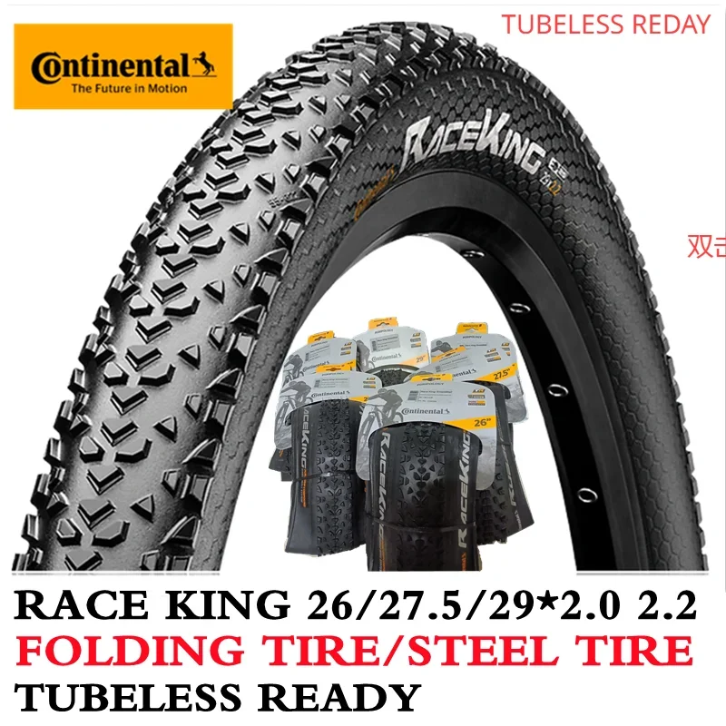 Continental 26 27,5 29 2,0 2,2 MTB Tire Race King Opona rowerowa Anti Puncture 180TPI Opona składana Opona do roweru górskiego X-king