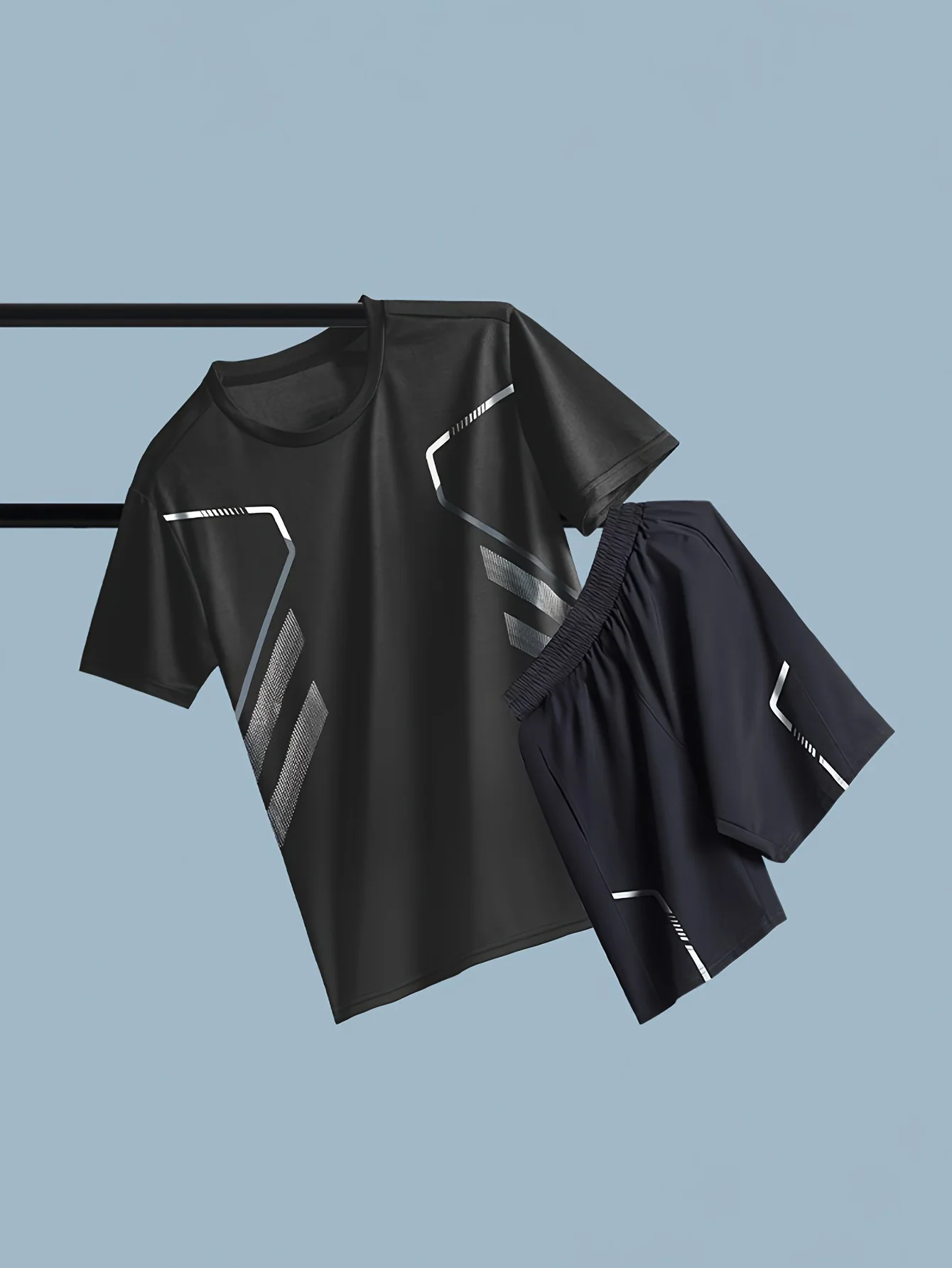 

Мужской спортивный костюм, костюм для фитнеса для бега, дышащий быстросохнущий костюм, быстросохнущий костюм, костюм для отдыха на открытом воздухе