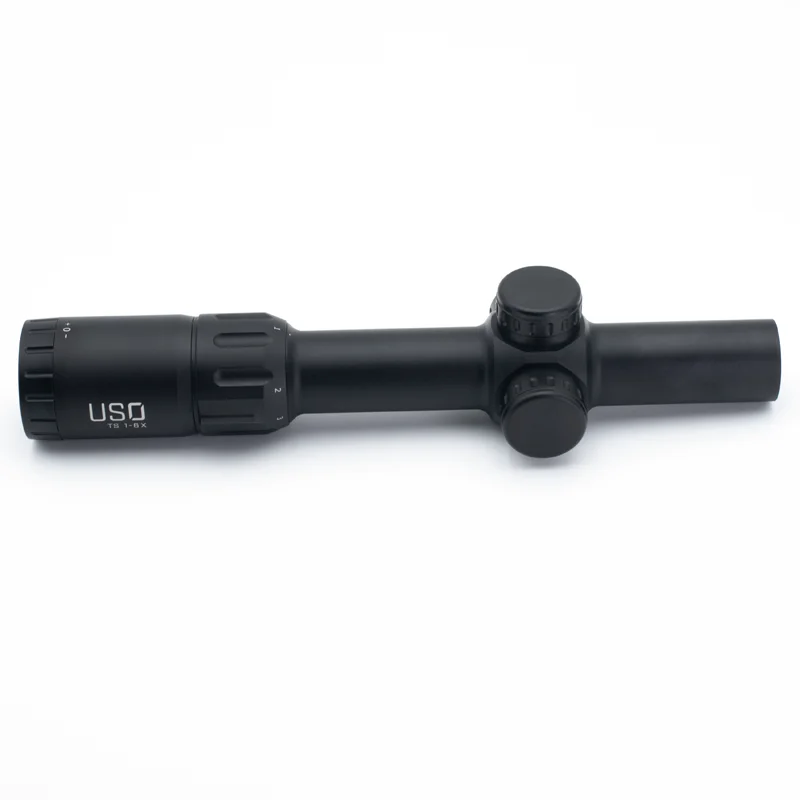 Mira telescópica USO Optics TS-6X 1-6x24 FFP retícula iluminada
