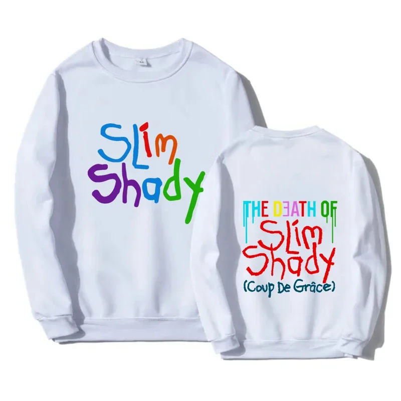 Hot Eminem New Album The Death of Slim Shady Renaissance Men's Solid Sweatshirts Harajuku Spring Autunm Unisex Graphic Pullovers