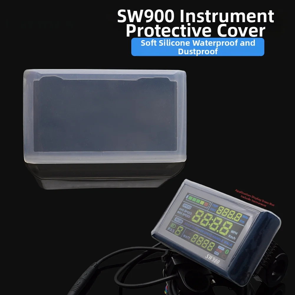 For SW900 Display Cover Featuring Waterproof Silicone Construction for Electric Bicycle and for Indoor Cycling Applications