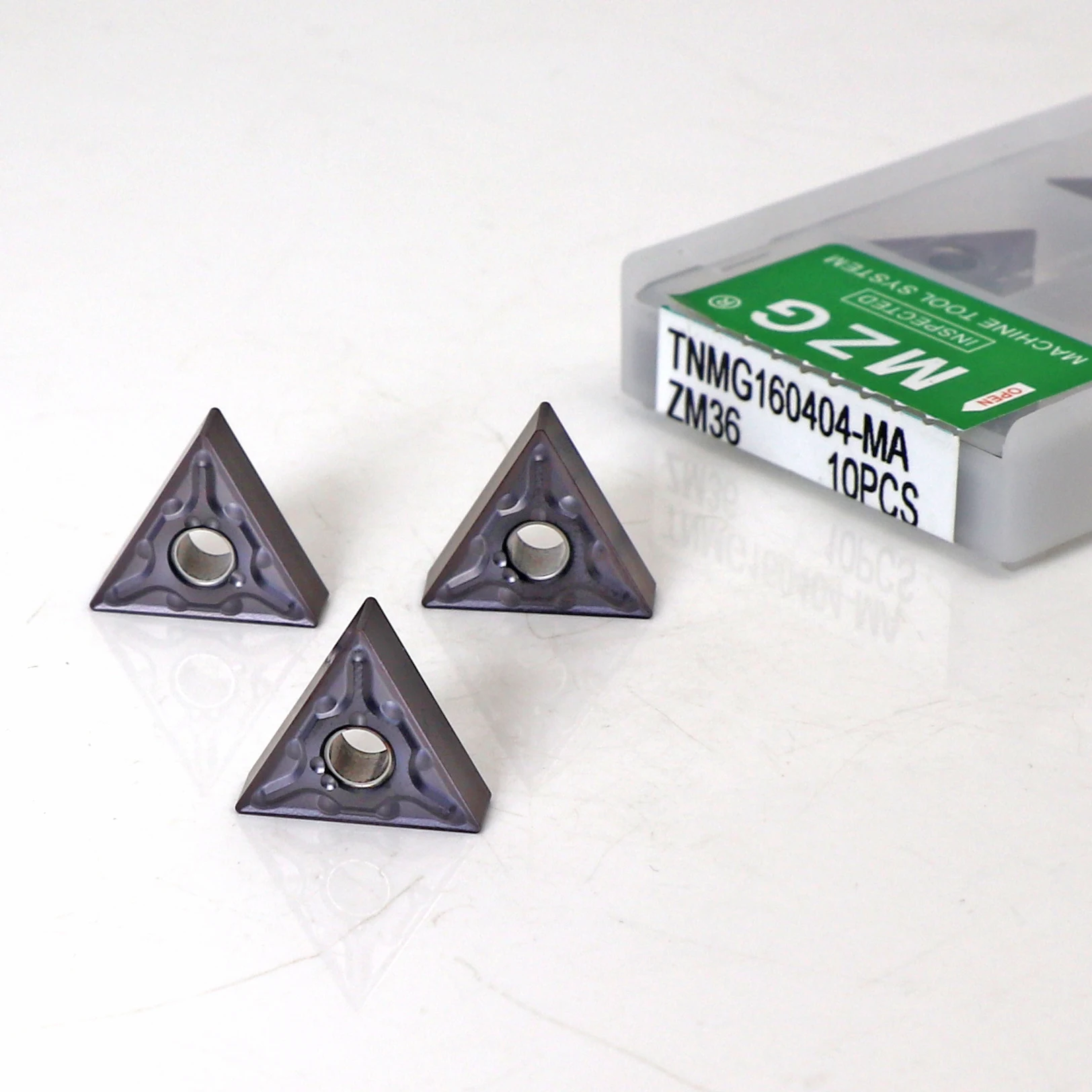 MZG 10pcs TNMG160404 TNMG160408 MA Carbide Turning Insert TNMG 160404 160408 high quality Lathe Tools cutter CNC tool