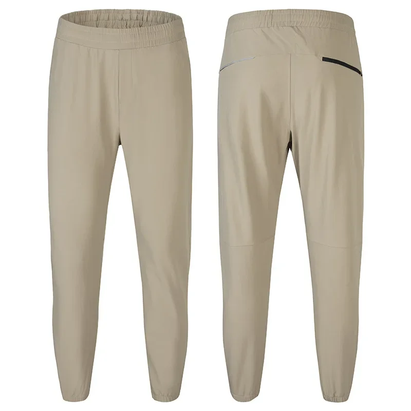 High Quality Ice Silk Pants For Men's Summer Slim Casual New Loose High Elasticity Quick Drying Outdoor Running Casual Pants