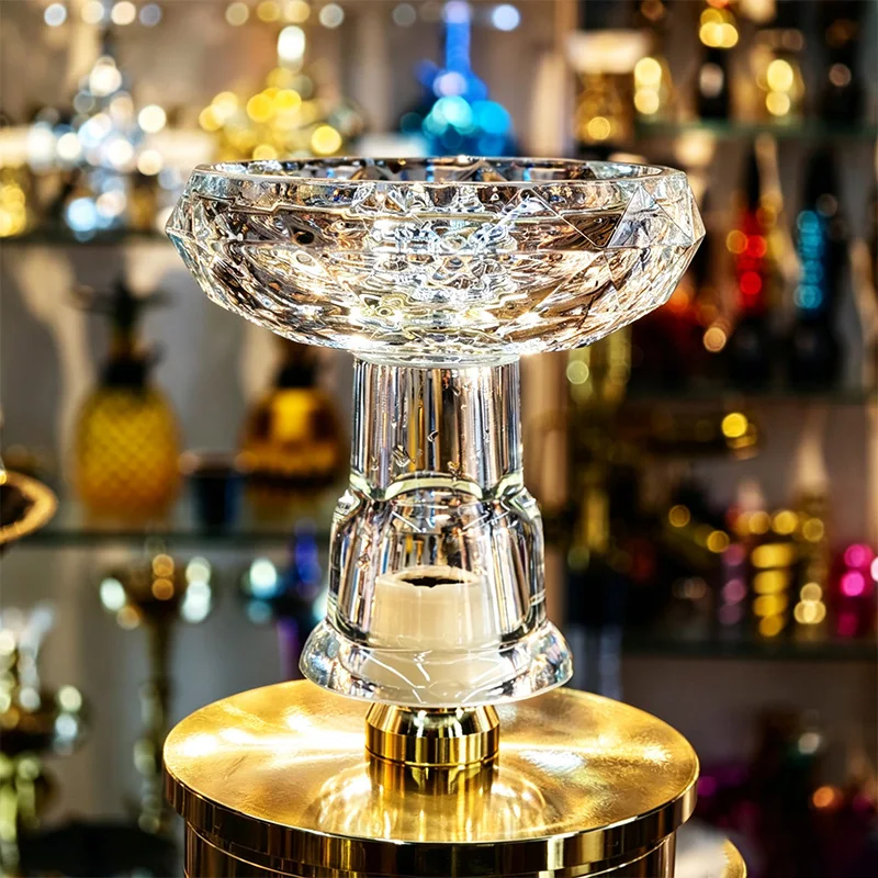 Crystal Glass Hookah Bowl Shisha Narguile Chicha Water Pipe Replacement Smoking Bowl Hookah Accessories