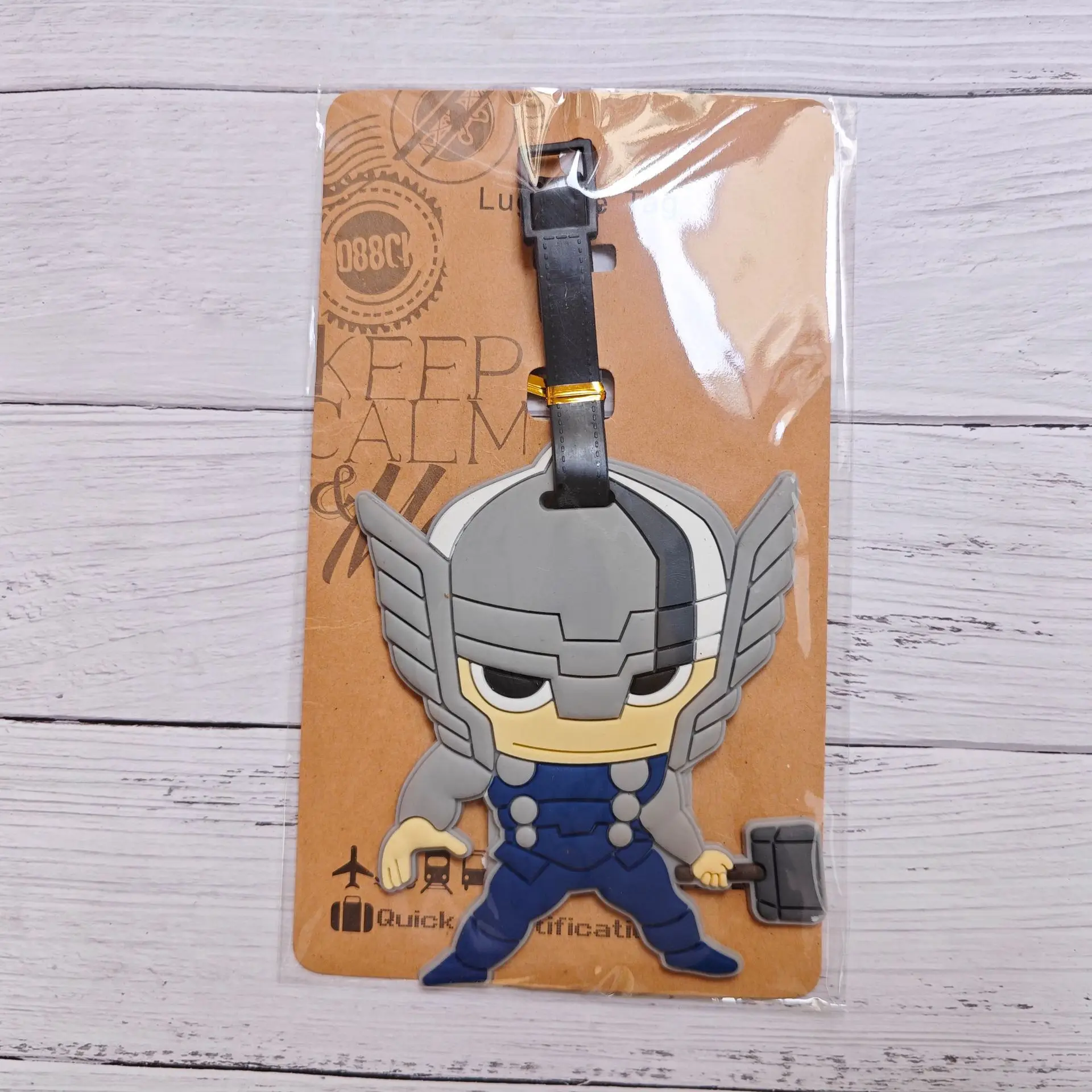 Disney Cartoon Superhero Luggage Tags Man Design ID Tag Luggage Label Address Holder Identifier Label Travel Accessories