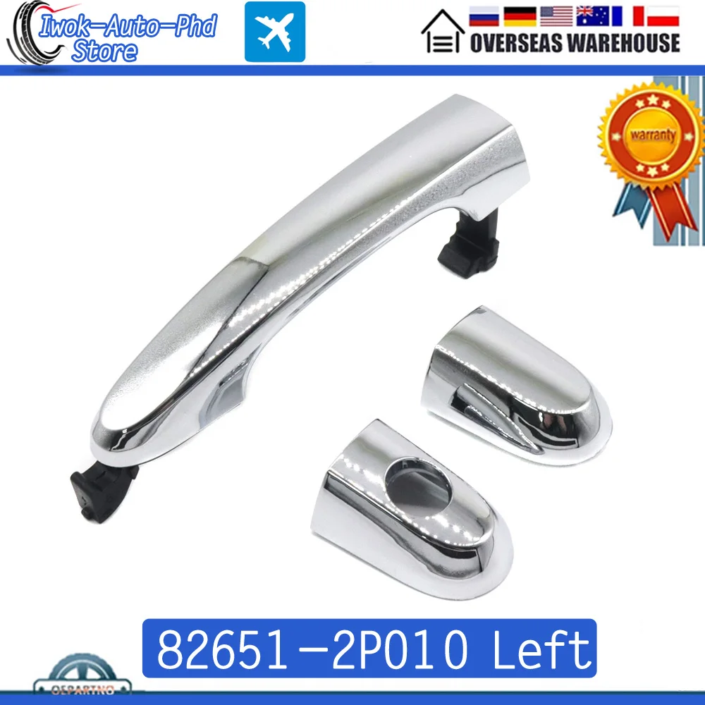 82651-2P010 Left Front Rear Chrome Exterior Outside Door Handle Cap for Kia Sorento 2011 2012 2013 2014 2015 82651-1U010