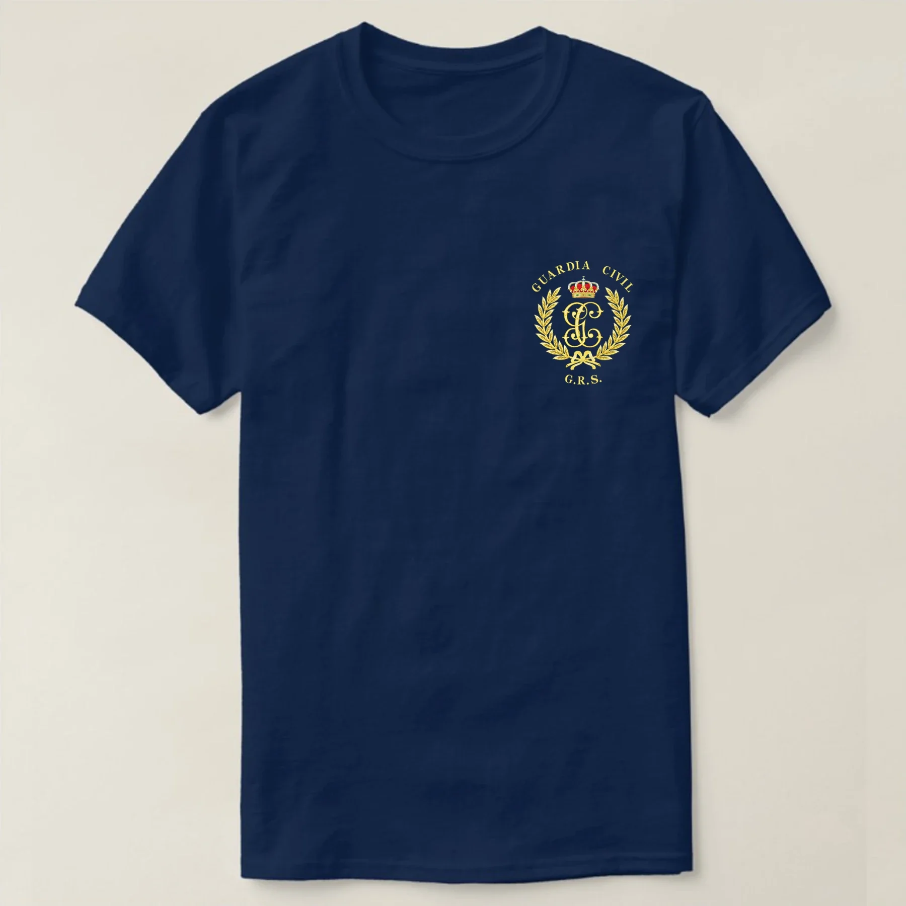 Guardia Civil. Spanish National Guard GRS Badge T Shirt. Short Sleeve 100% Cotton Casual T-shirts Loose Top Size S-3XL