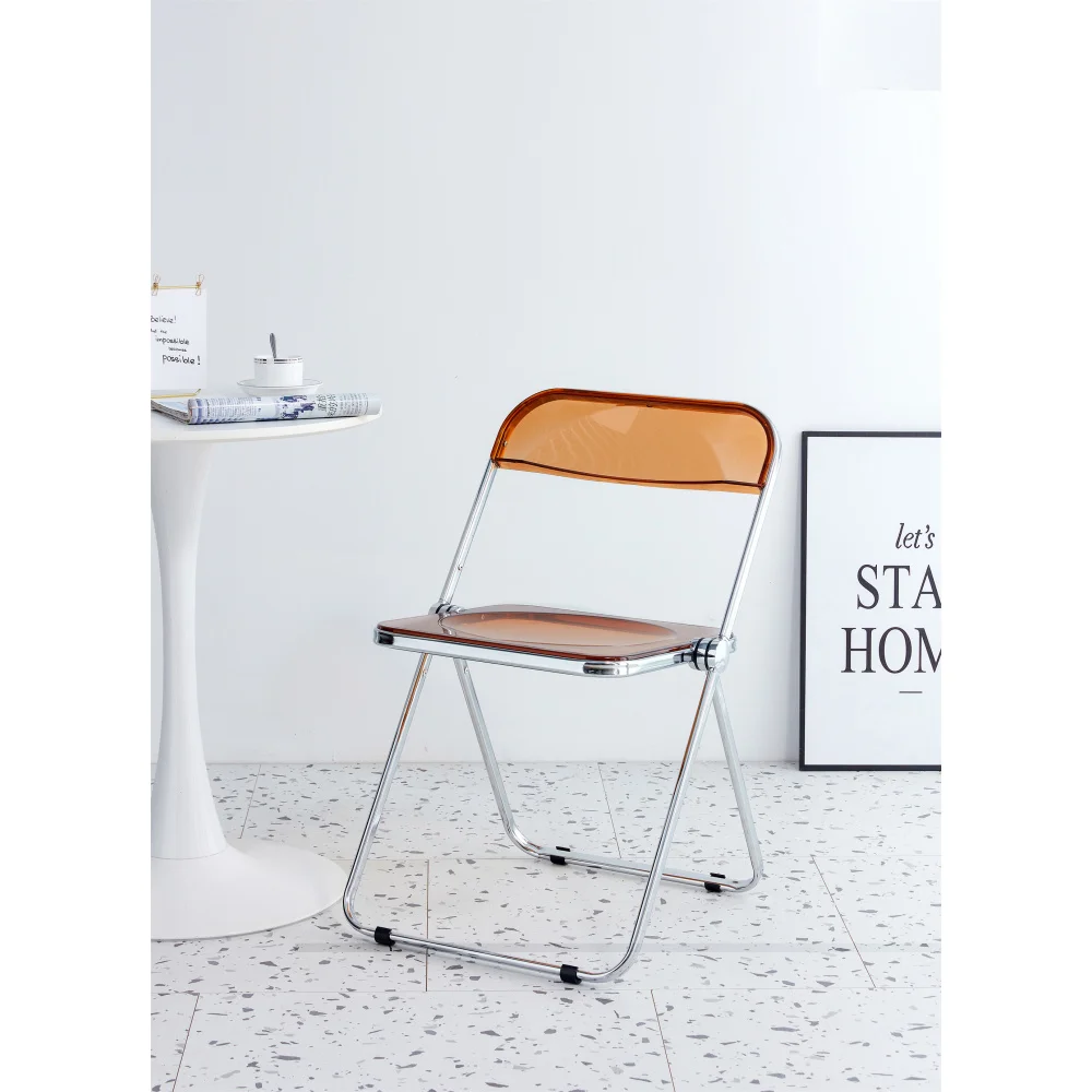 

Living Room Chairs Clear Transparent Folding Chair Chair Pc Plastic Living Room Seat