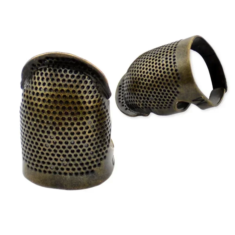 Retro Finger Protector Antique Thimble Ring Handworking Needle Thimble Needles Craft DIY Household Sewing Tools Accessories