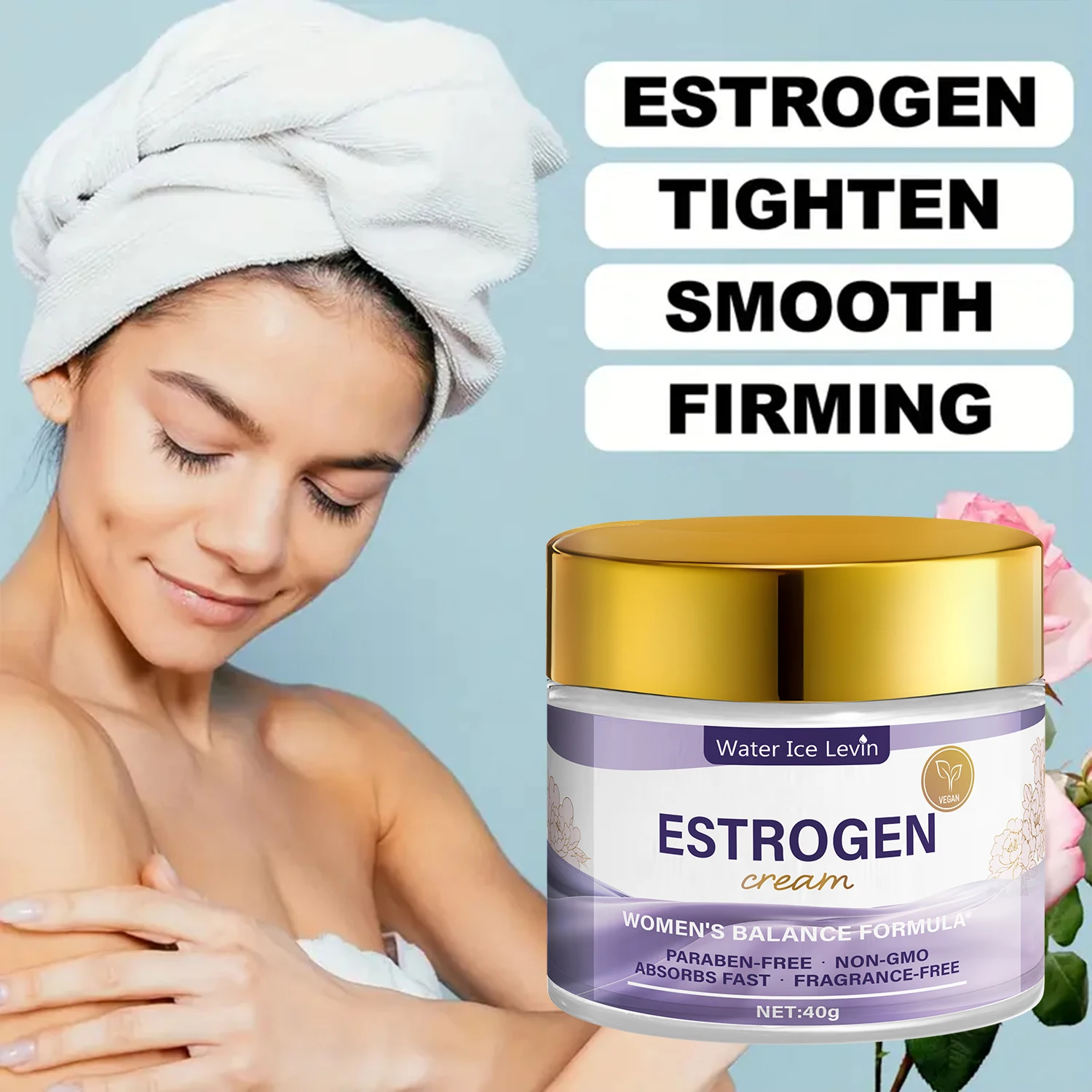 كريم استروجين مع سم النحل وفيتامين E - تركيبة مرطبة ومغذية للبشرة أكثر نعومة وثقوبة