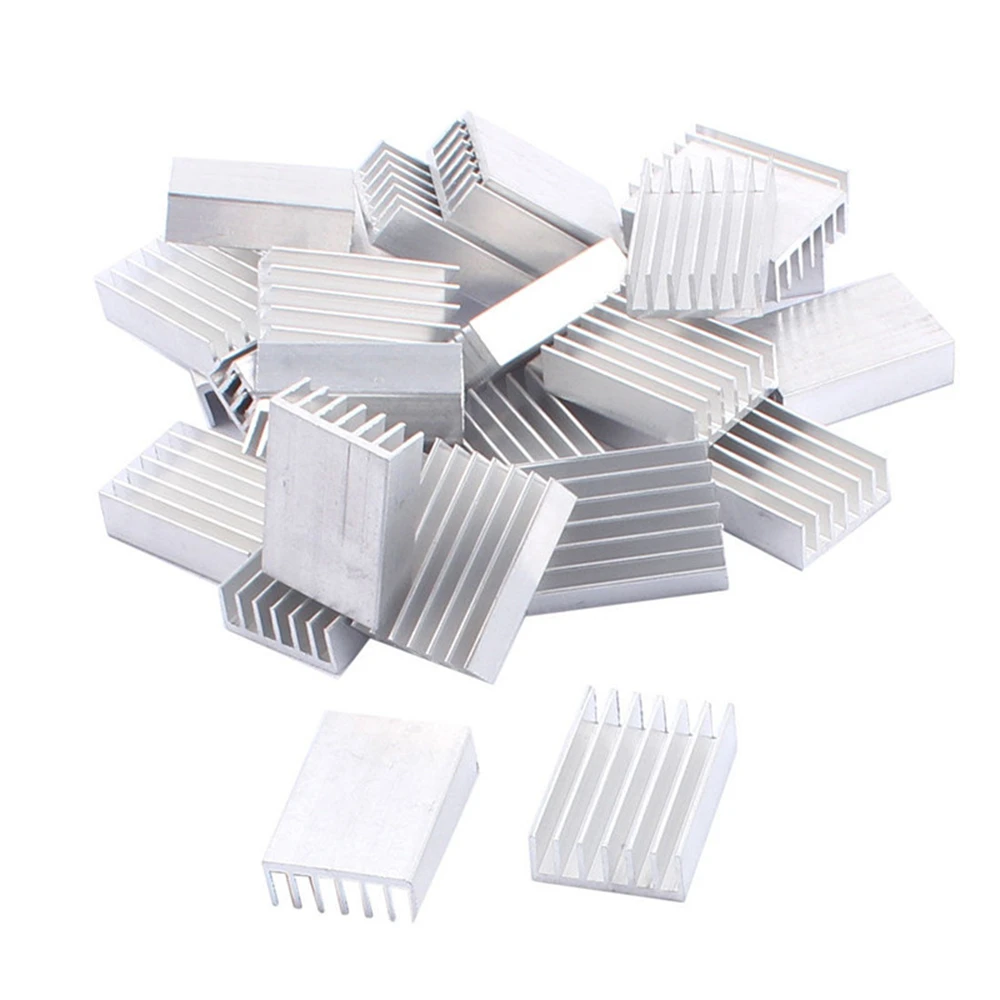 10/20Pcs Aluminum Heatsink 20*14*6mm Electronic Chip Radiator Cooler  for CPU RAM GPU Chipset Heat Sink