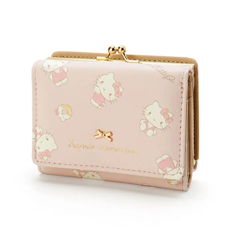 Sanrio Cartoon Coin Pouch Purse Hello Kitty Card Bag Small Wallet Wholesale My Melody Bags Girls Purse Kawaii Wallet Kid Purses