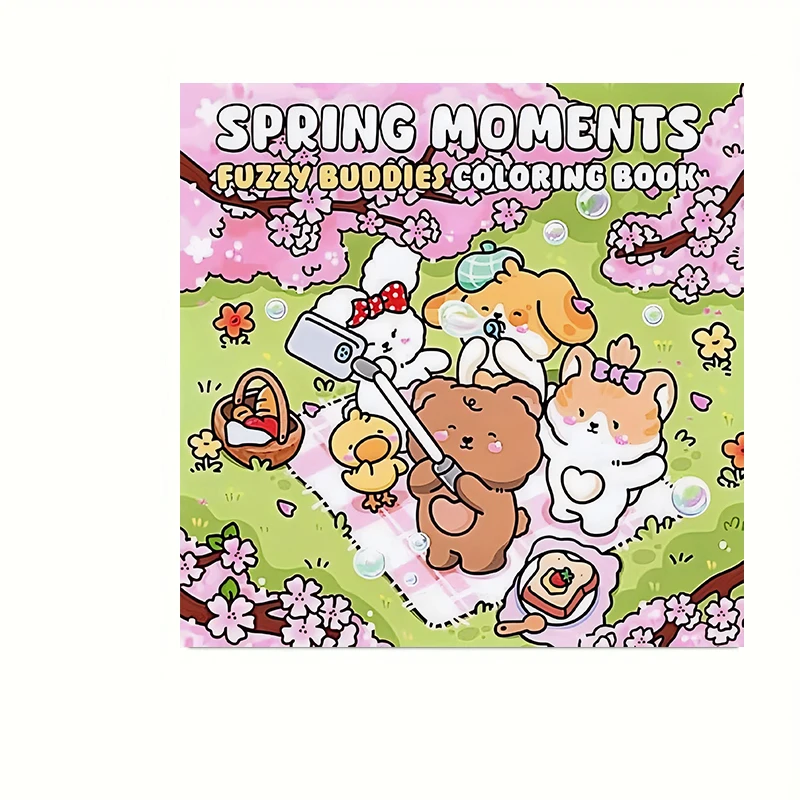 28-pagina's puppy kleurboek, schilderboek voor Valentijnsdag cadeau, verjaardagsfeestje cadeau, tekenbenodigdheden, Kerstmis