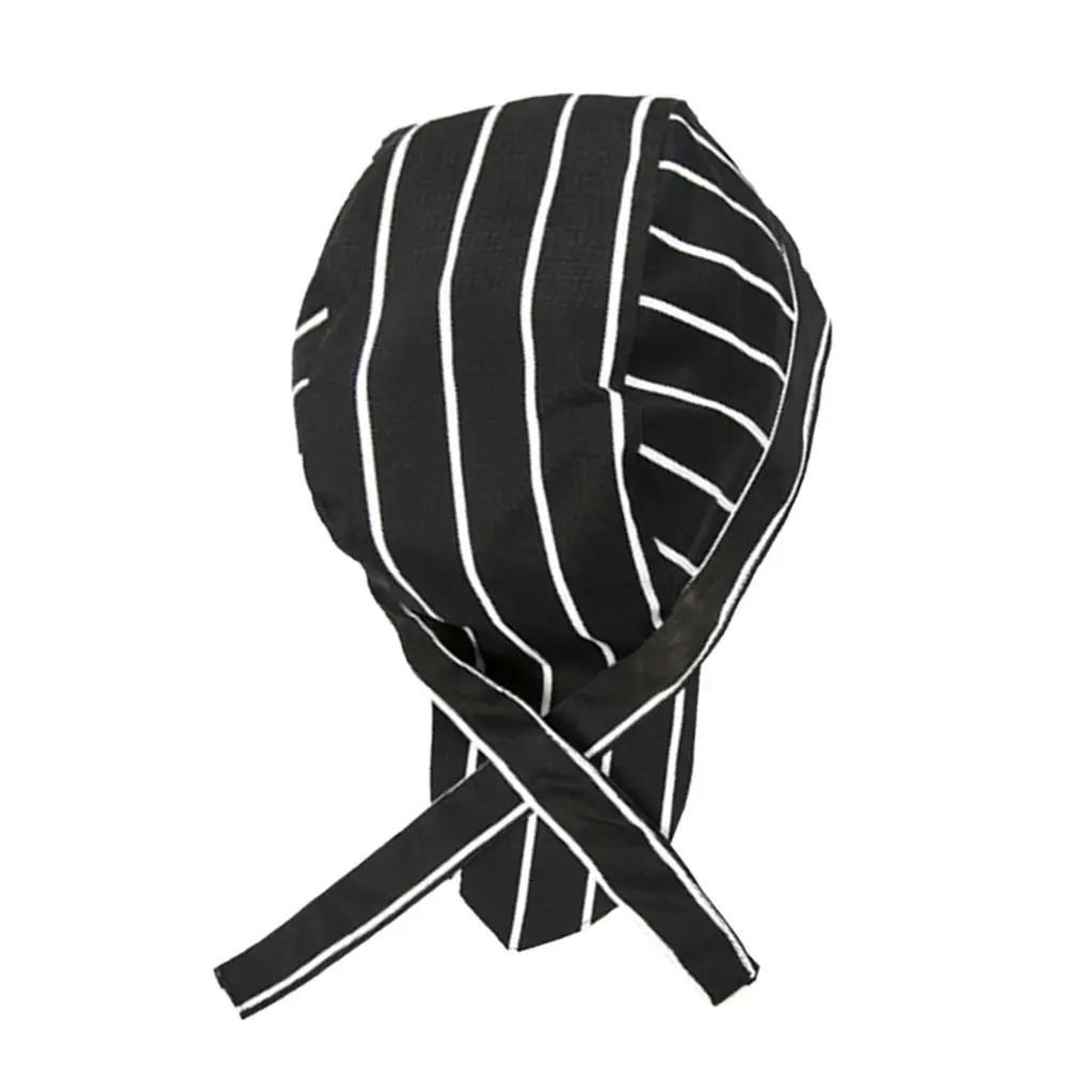 Professional Chef Hat Elastic Back Skull Cap Cotton Catering Hat for Kitchen Staff Cafes Restaurants