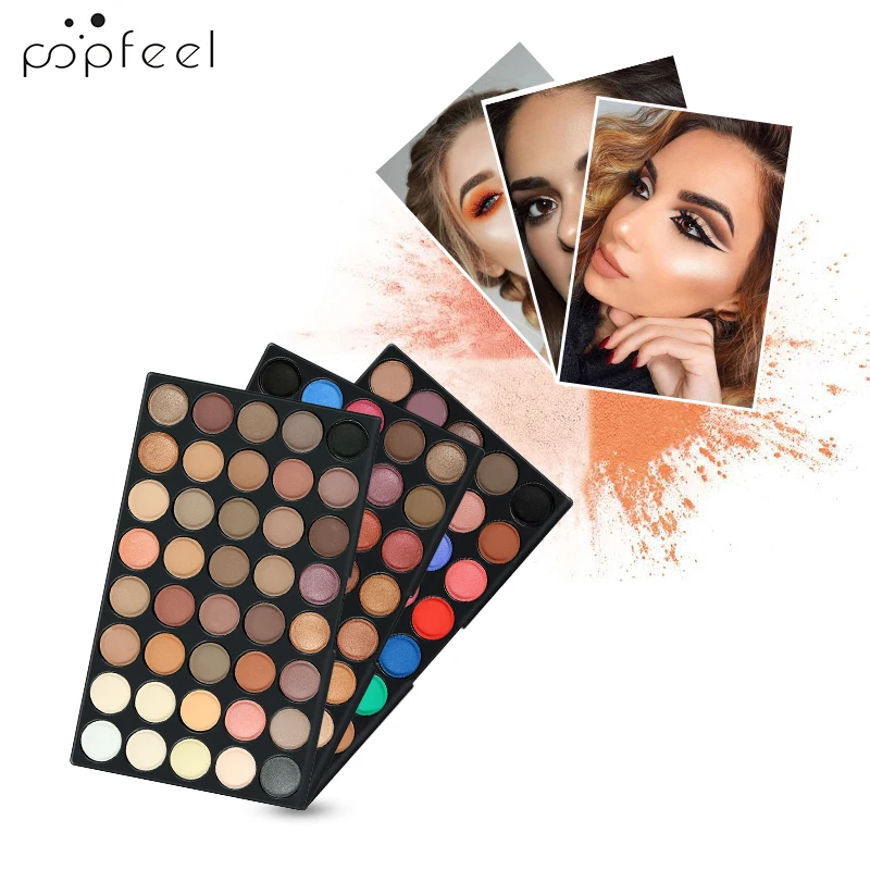 120 Colors Eyeshaow Palette, Highly Pigmented, Matte Shimmer Metallic Eye Shadow Pallette Eye Make Up