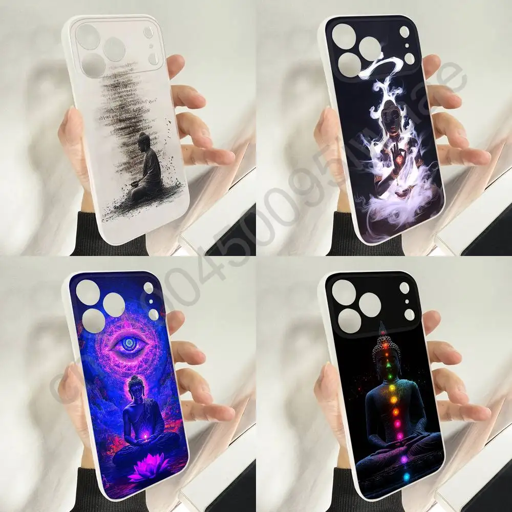 

Buddha Art Pattern Collage Phone Case For iPhone 11,16,15,14,13,17,12,Plus,E,Air,Mini,Pro,Max Magnetic Magsafe Soft Cover