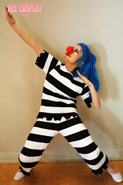 Anime Buggy Cosplay Prison Clothes Costume Halloween Custom Made