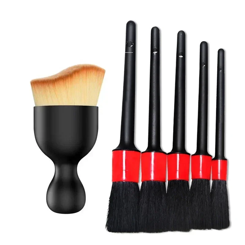 Multi-Piece Car Cleaning Brush for Cleaning Wheels Dashboard Vents and More Car Cleaning Brush Automobile Accessories