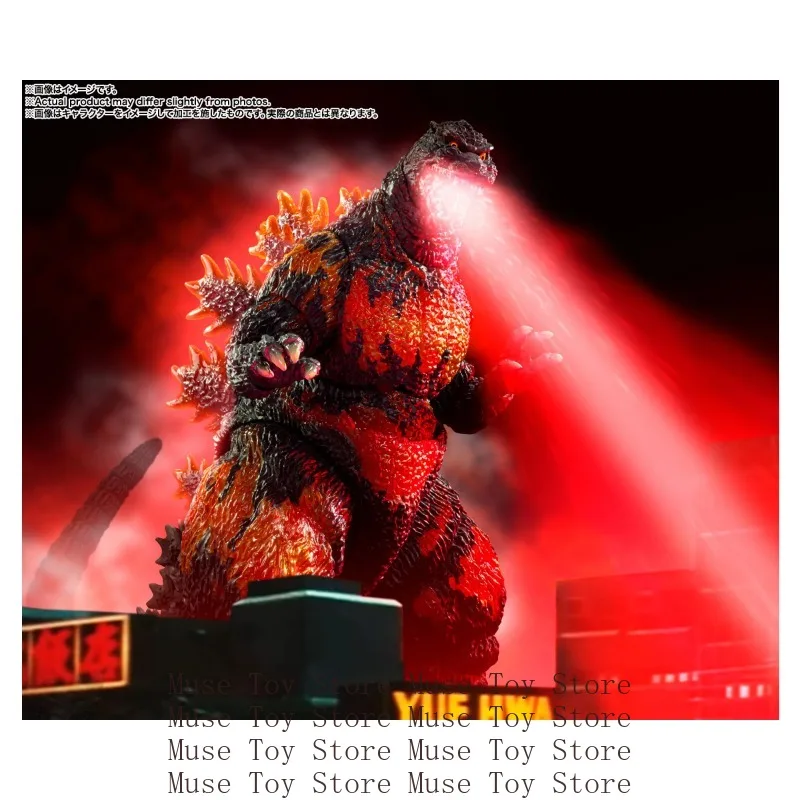Bandai Godzilla S.H.MonsterArts SHM brûlant Godzilla 1995 70th anniversaire spécial Ver Anime figurines jouets PVC en Stock