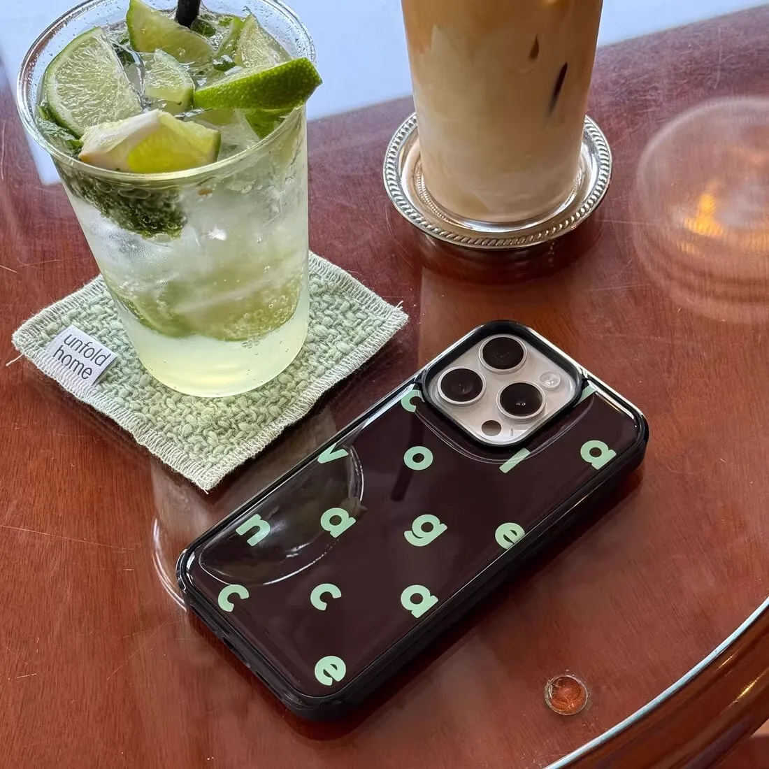 เคสโทรศัพท์อีพ็อกซี่สำหรับ 6Promax และ 5 สีโลโก้โคลิออนคู่เรียบง่ายป้องกันการตกกระแทกวัสดุอะคริลิก